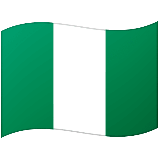 Flag: Nigeria as drawn by Google in Android 12l