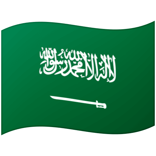 Flag: Saudi Arabia as drawn by Google in Android 12l