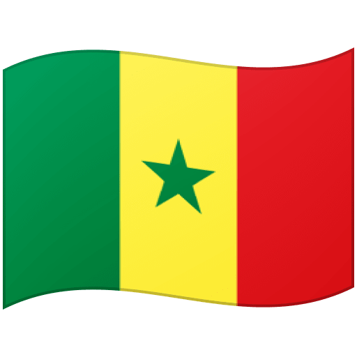 Flag: Senegal as drawn by Google in Android 12l