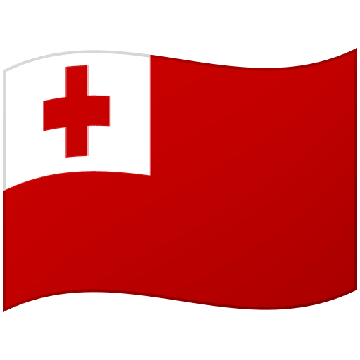 Flag: Tonga as drawn by Google in Android 12l