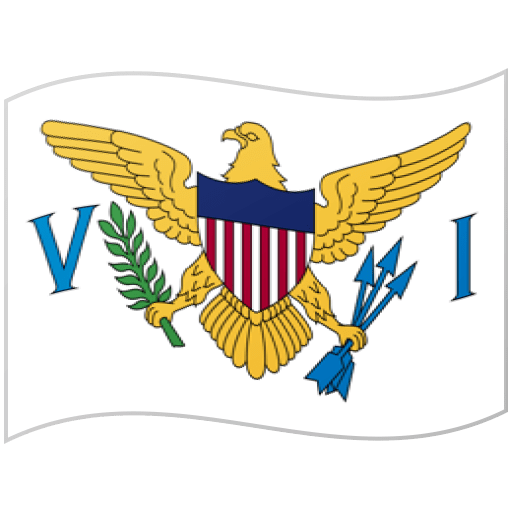 Flag: U.S. Virgin Islands as drawn by Google in Android 12l
