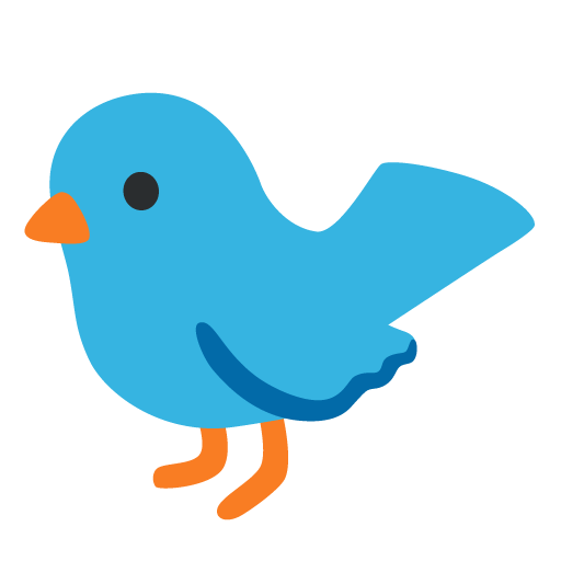 Bird as drawn by Google in Android 12l