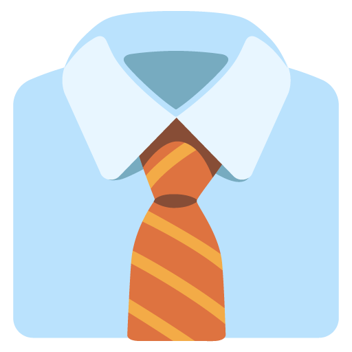 Necktie as drawn by Google in Android 12l