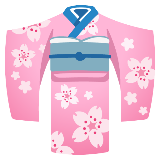 Kimono as drawn by Google in Android 12l
