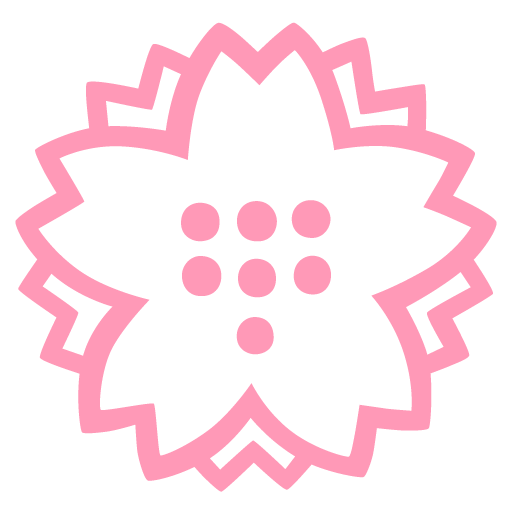 White Flower as drawn by Google in Android 12l