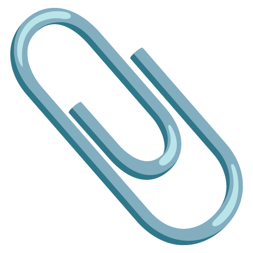 Paperclip as drawn by Google in Android 12l