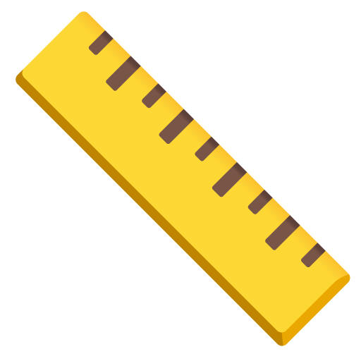 Straight Ruler as drawn by Google in Android 12l