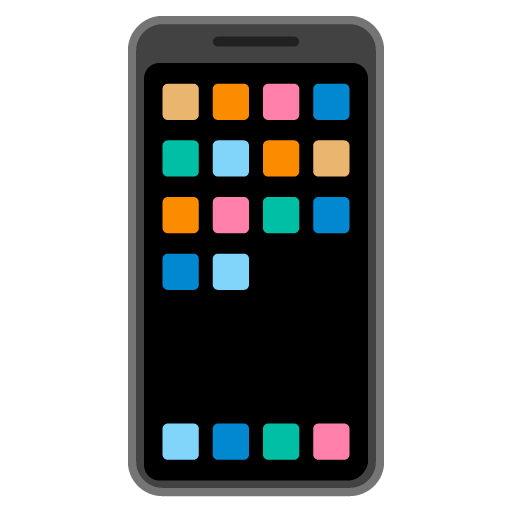 Mobile Phone as drawn by Google in Android 12l