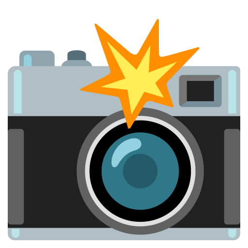 Camera with Flash as drawn by Google in Android 12l