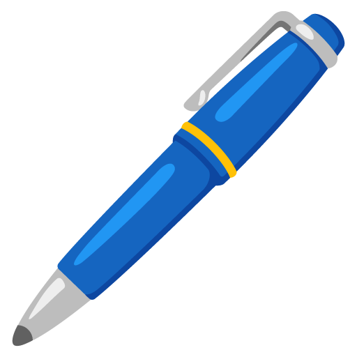 Pen as drawn by Google in Android 12l