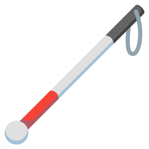 White Cane as drawn by Google in Android 12l