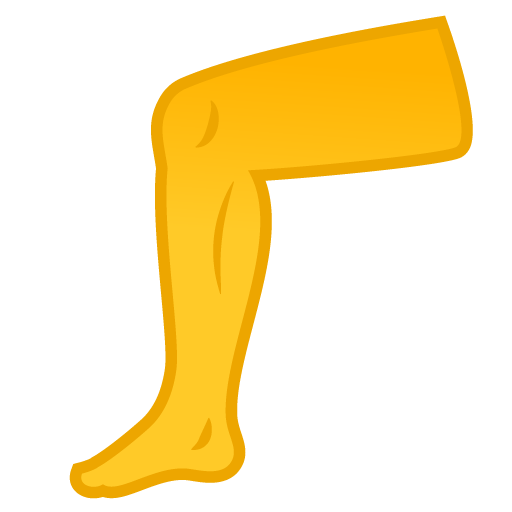 Leg as drawn by Google in Android 12l