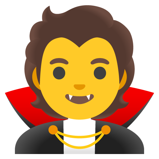 Vampiro as drawn by Google in Android 12l