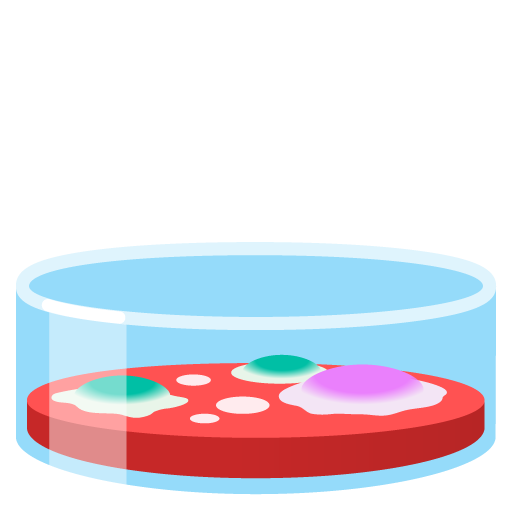 Petri Dish as drawn by Google in Android 12l