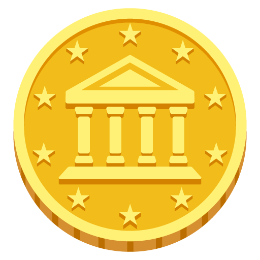 Coin as drawn by Google in Android 12l