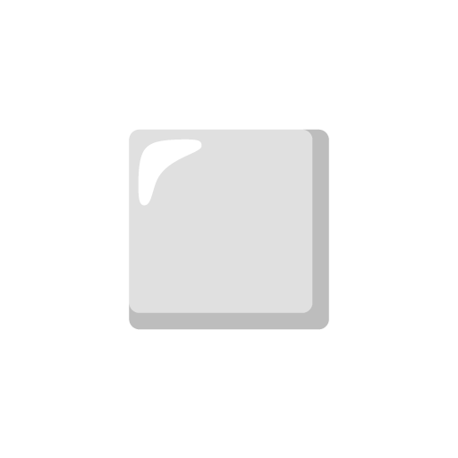 White Medium-Small Square as drawn by Google in Android 12l