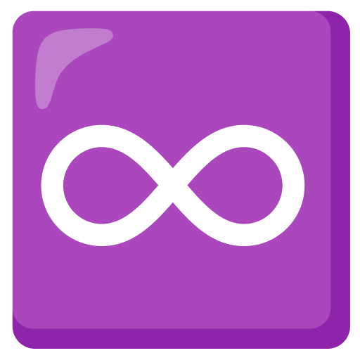 Infinity as drawn by Google in Android 12l