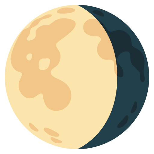 waning gibbous moon — Google