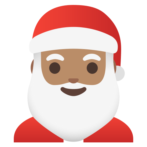 Santa Claus: medium skin tone — Google