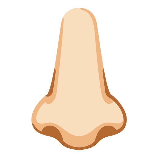 nose: light skin tone — Google