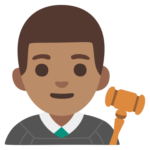 man judge: medium skin tone — Google