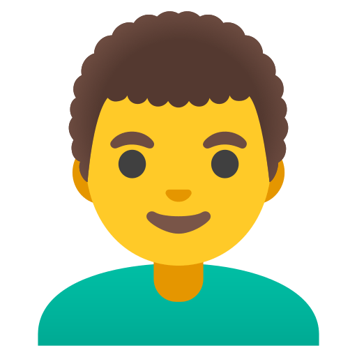 man: curly hair — Google