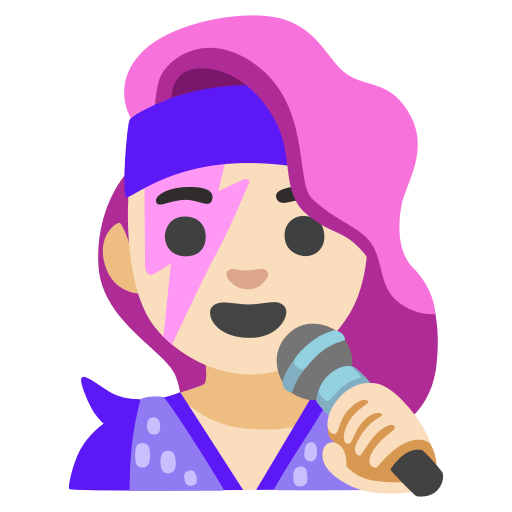 woman singer: light skin tone — Google
