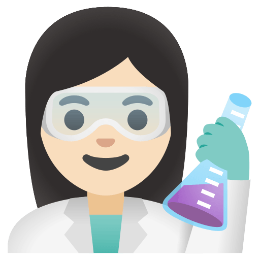 woman scientist: light skin tone — Google