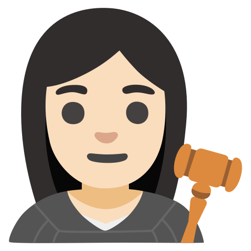 woman judge: light skin tone — Google
