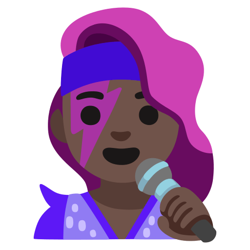 woman singer: dark skin tone — Google