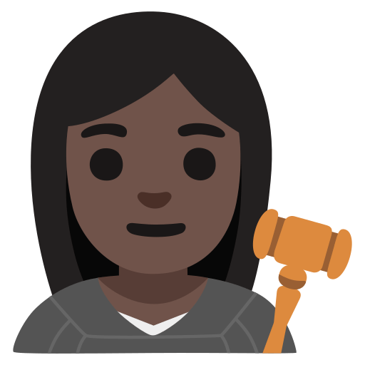woman judge: dark skin tone — Google