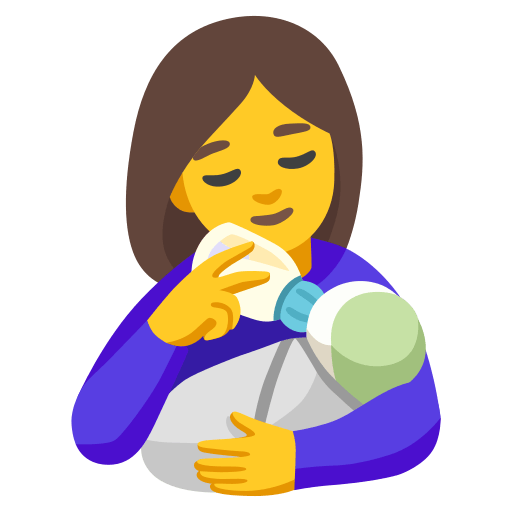 woman feeding baby — Google