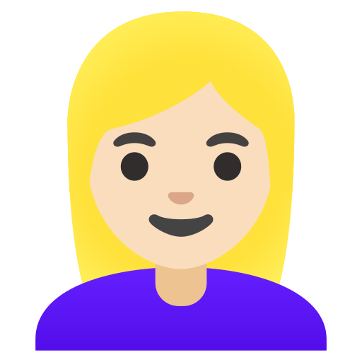 woman: light skin tone, blond hair — Google