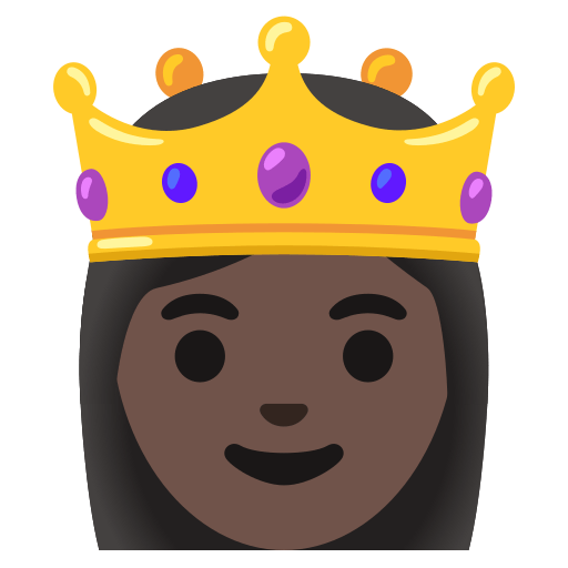 princess: dark skin tone — Google