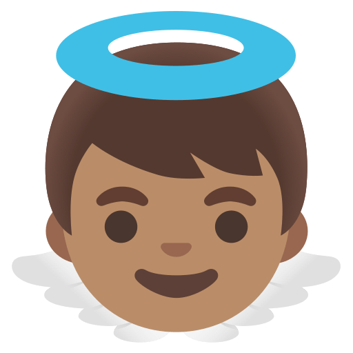 baby angel: medium skin tone — Google