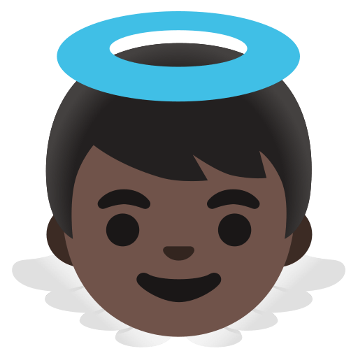 baby angel: dark skin tone — Google