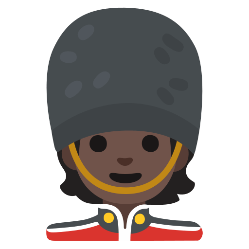 guard: dark skin tone — Google