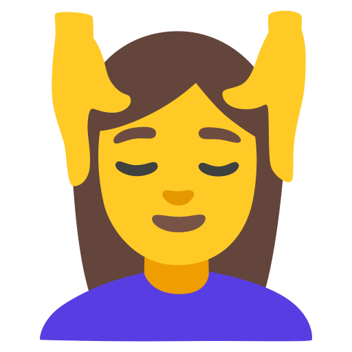 woman getting massage — Google