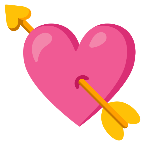 heart with arrow — Google