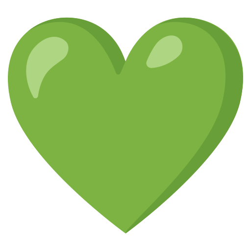 green heart — Google