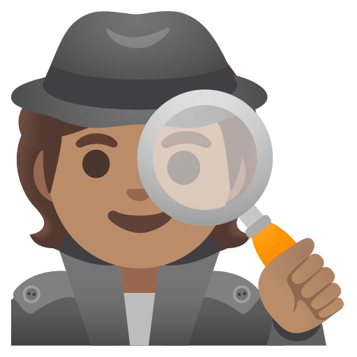 detective: medium skin tone — Google