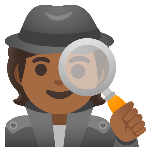detective: medium-dark skin tone — Google