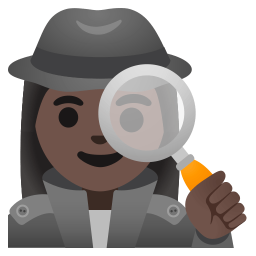 woman detective: dark skin tone — Google