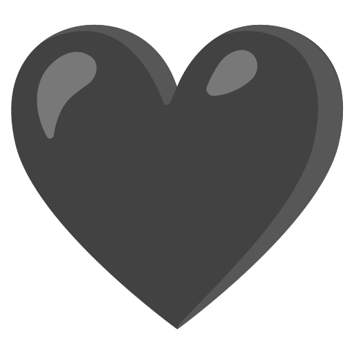 black heart — Google