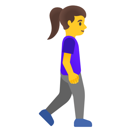 Woman Walking Facing Right, the design in this release