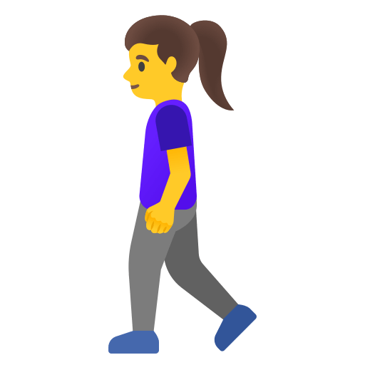 woman walking — Google
