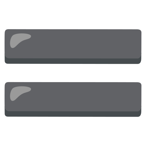 heavy equals sign — Google