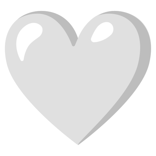 white heart — Google