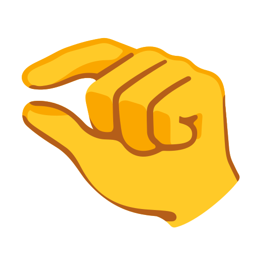 pinching hand — Google