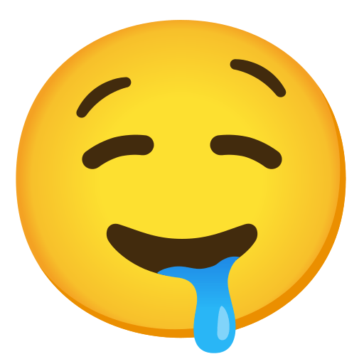 drooling face — Google
